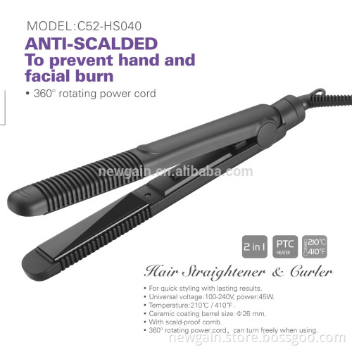 Super Quality Professional hair straightener. 2 in 1 hair straightener and hair curler